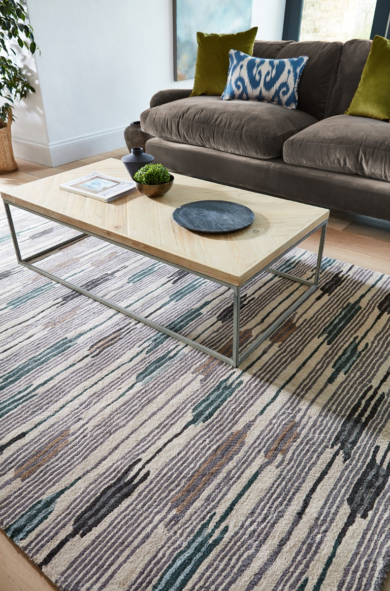 Slate / Charcoal Handwoven Wool Rug