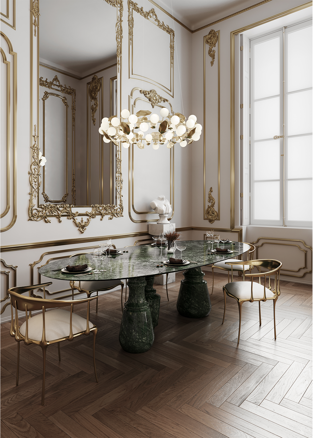 Oval XL Guatemala Luxe Dining Table