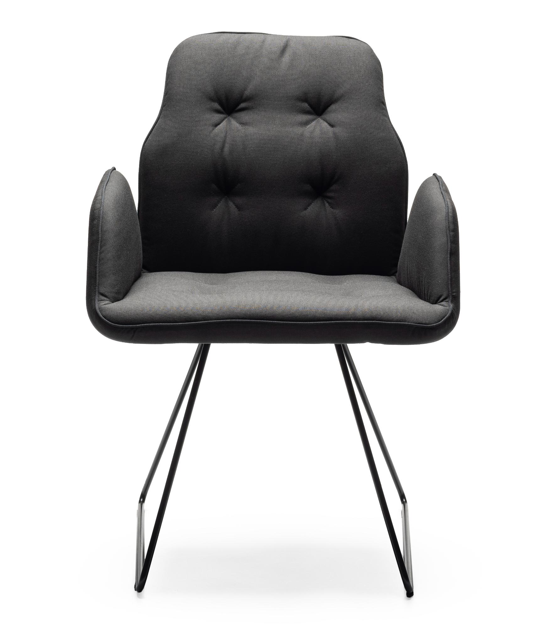 Betibù Black Chair with Armrests