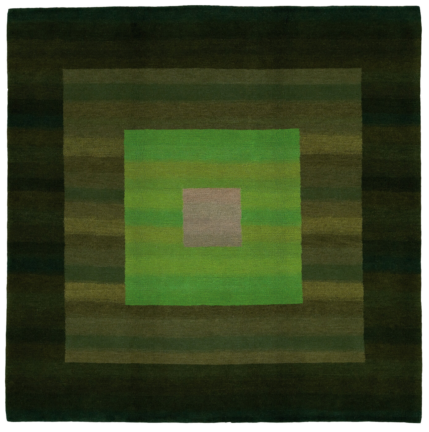 Hand-Woven Border Green Luxury Rug ☞ Size: 300 x 400 cm