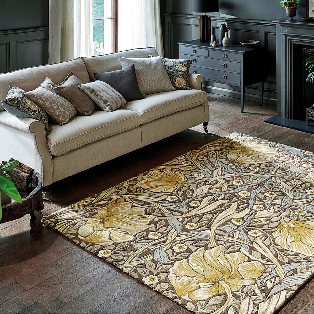 Designer Floral Indian Rug | Size: 170 x 240 cm