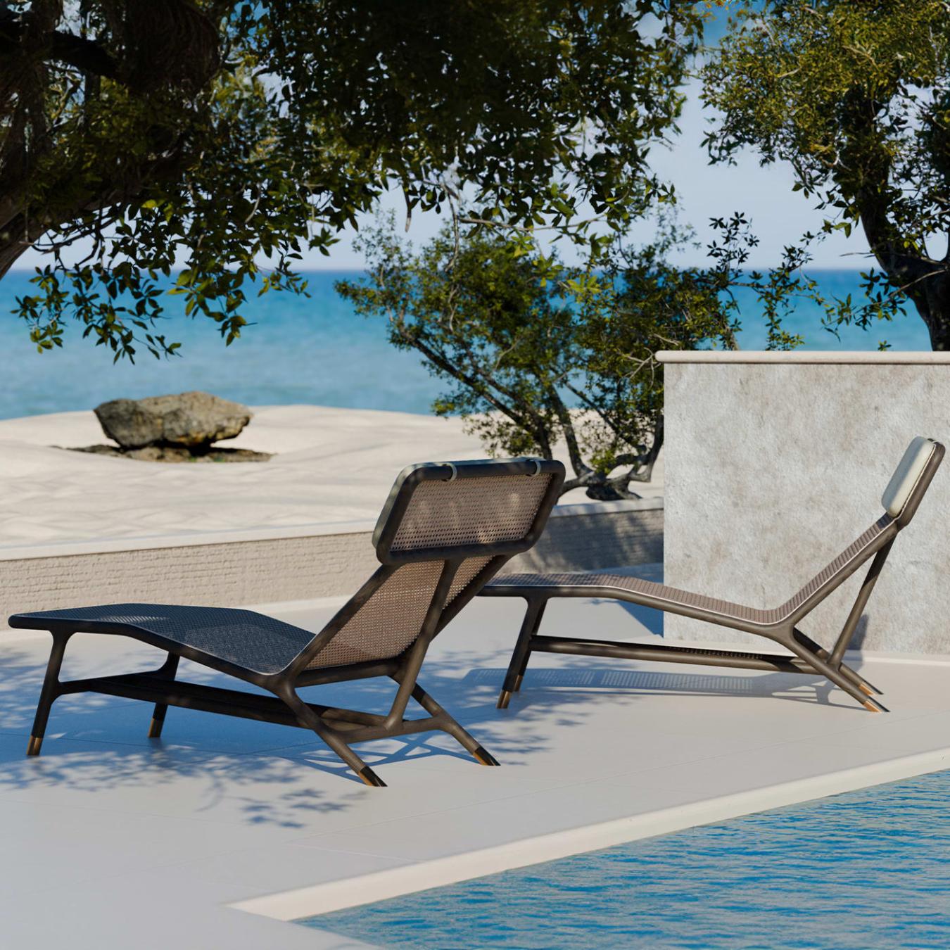 Joyce Dark Italian Chaise Longue