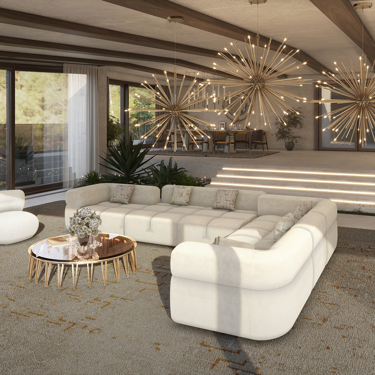 Nova Burst Suspension Lamp - 5