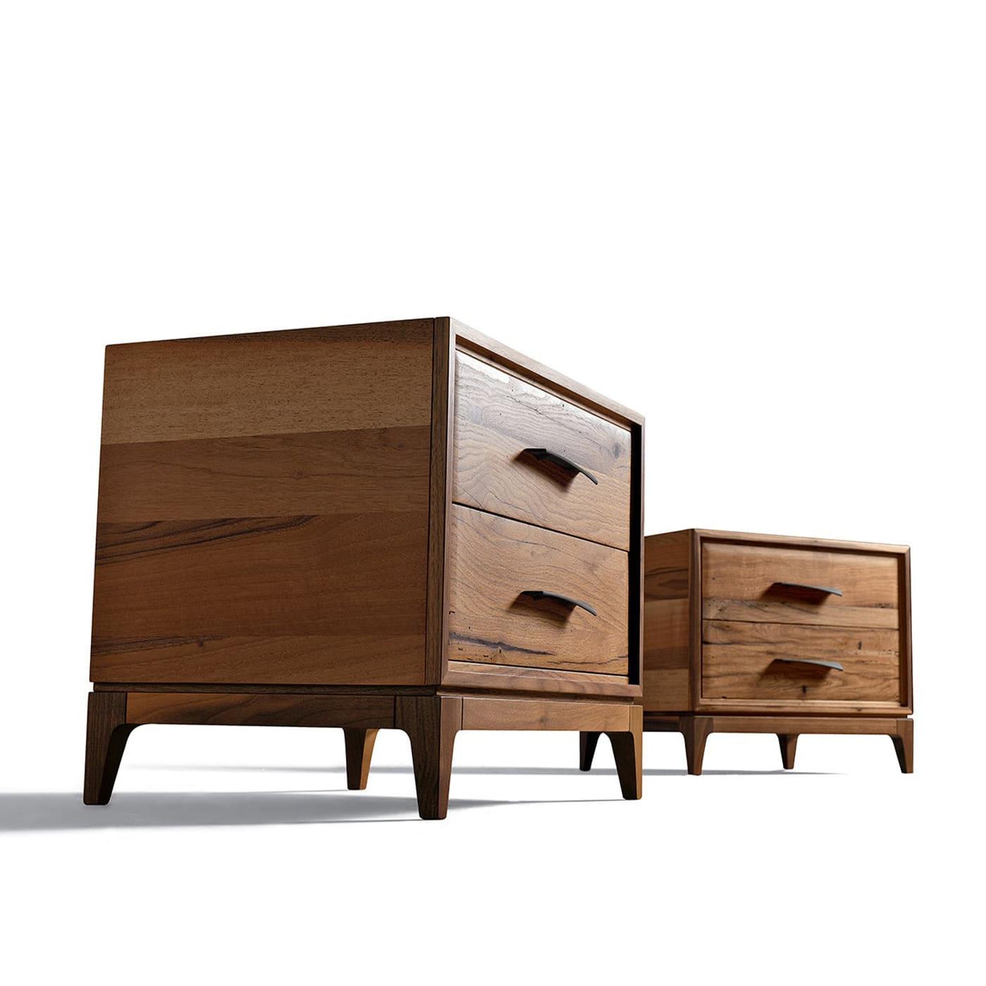 Binario Brown Designer Nightstand