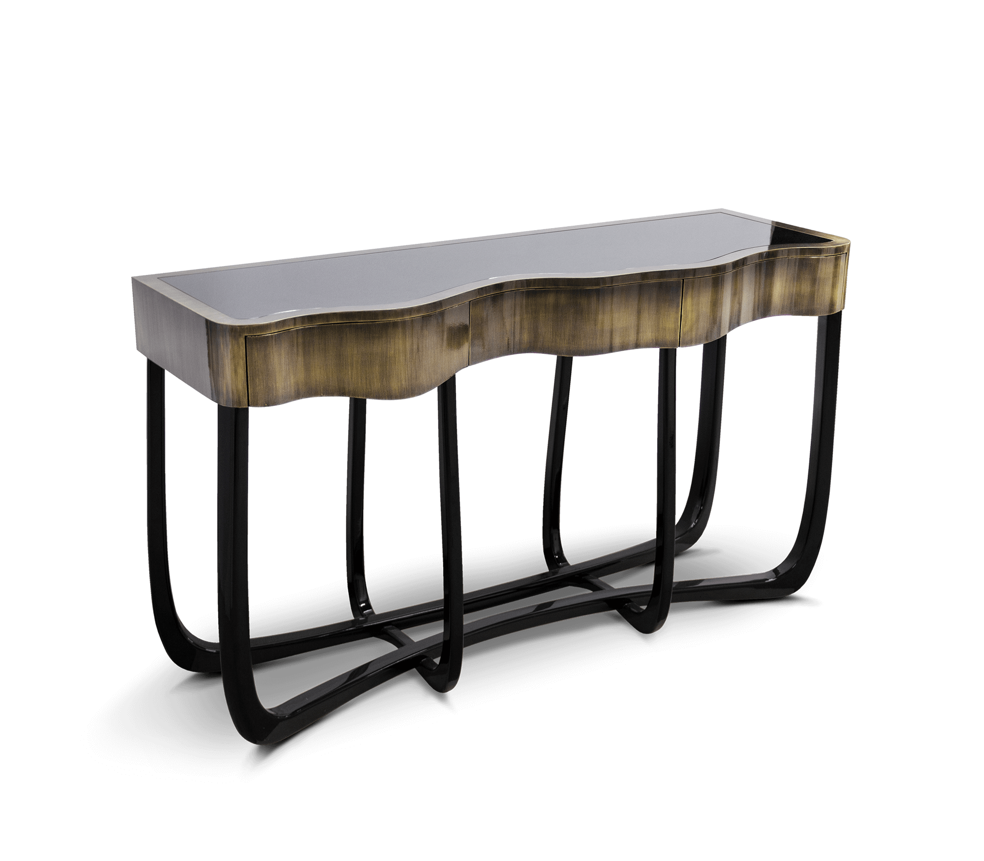 Serpentine Patina Luxe Console