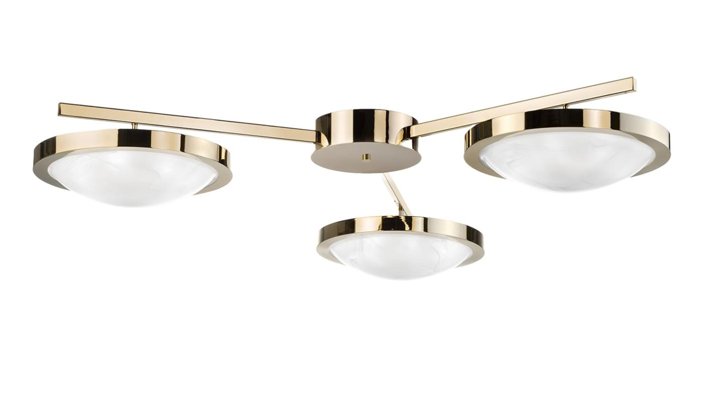 Marble Effect Disc Ceiling Light