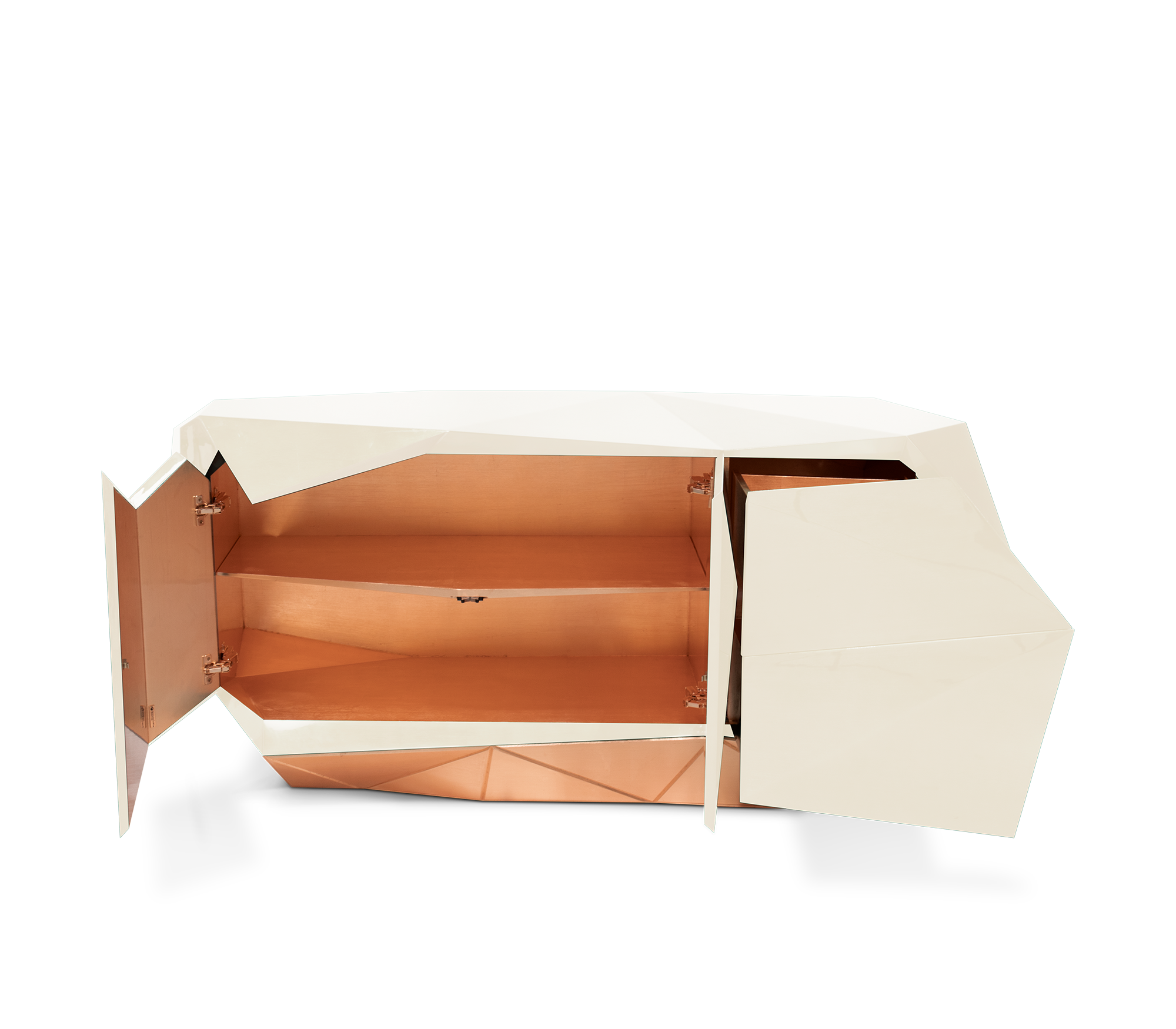 Prism Cream Designer Sideboard