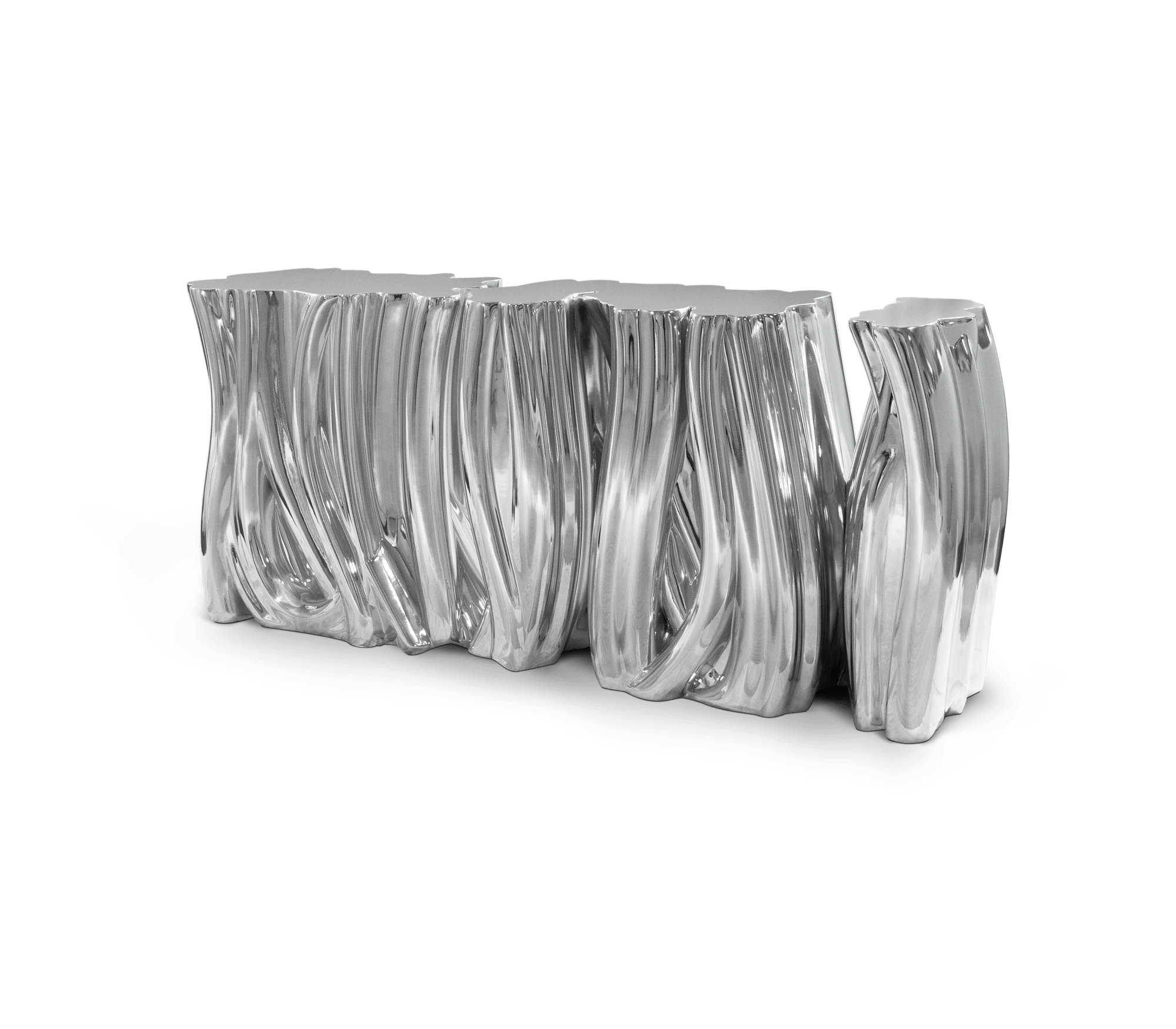 Monochrome Silver Elite Sideboard