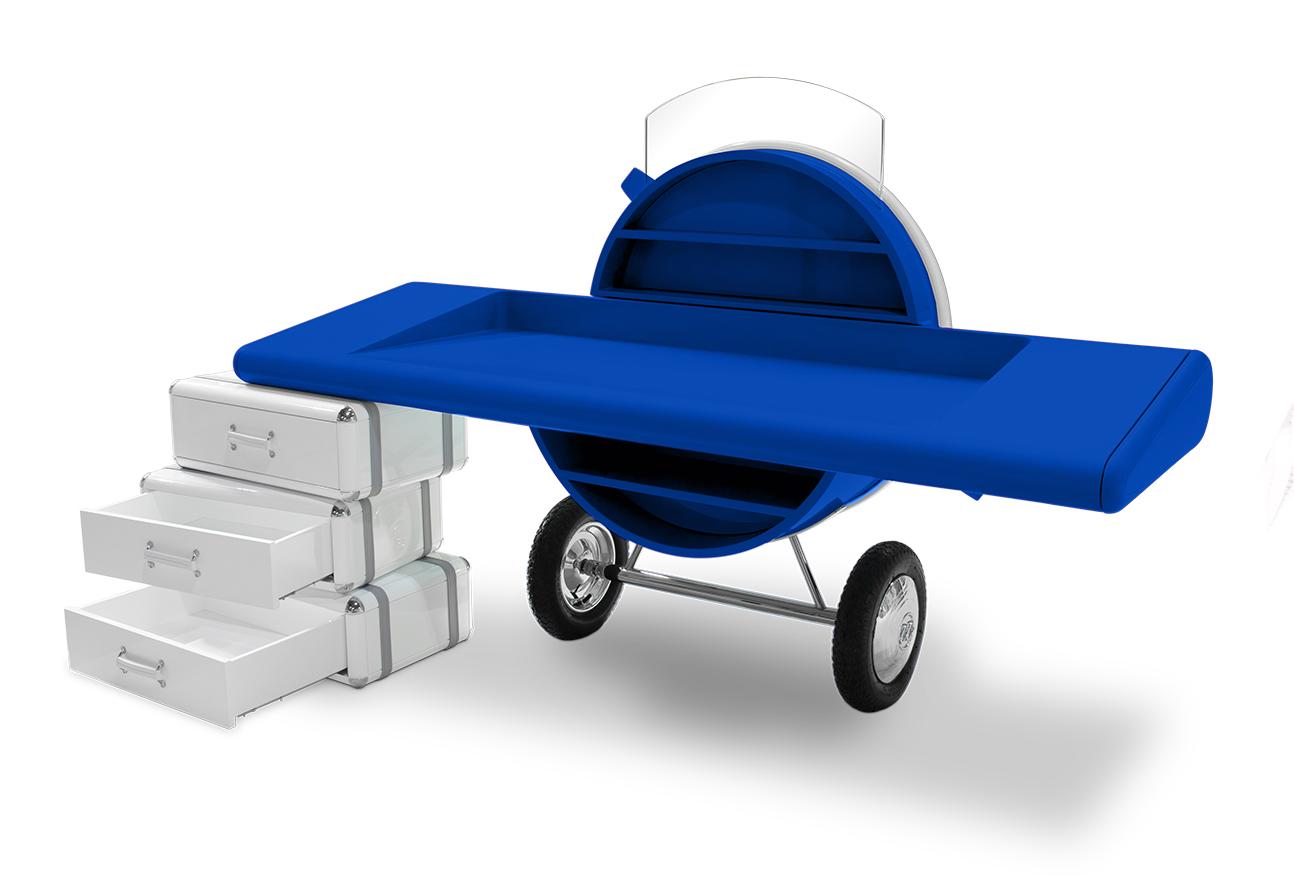 Skyline Blue Kids Study Desk