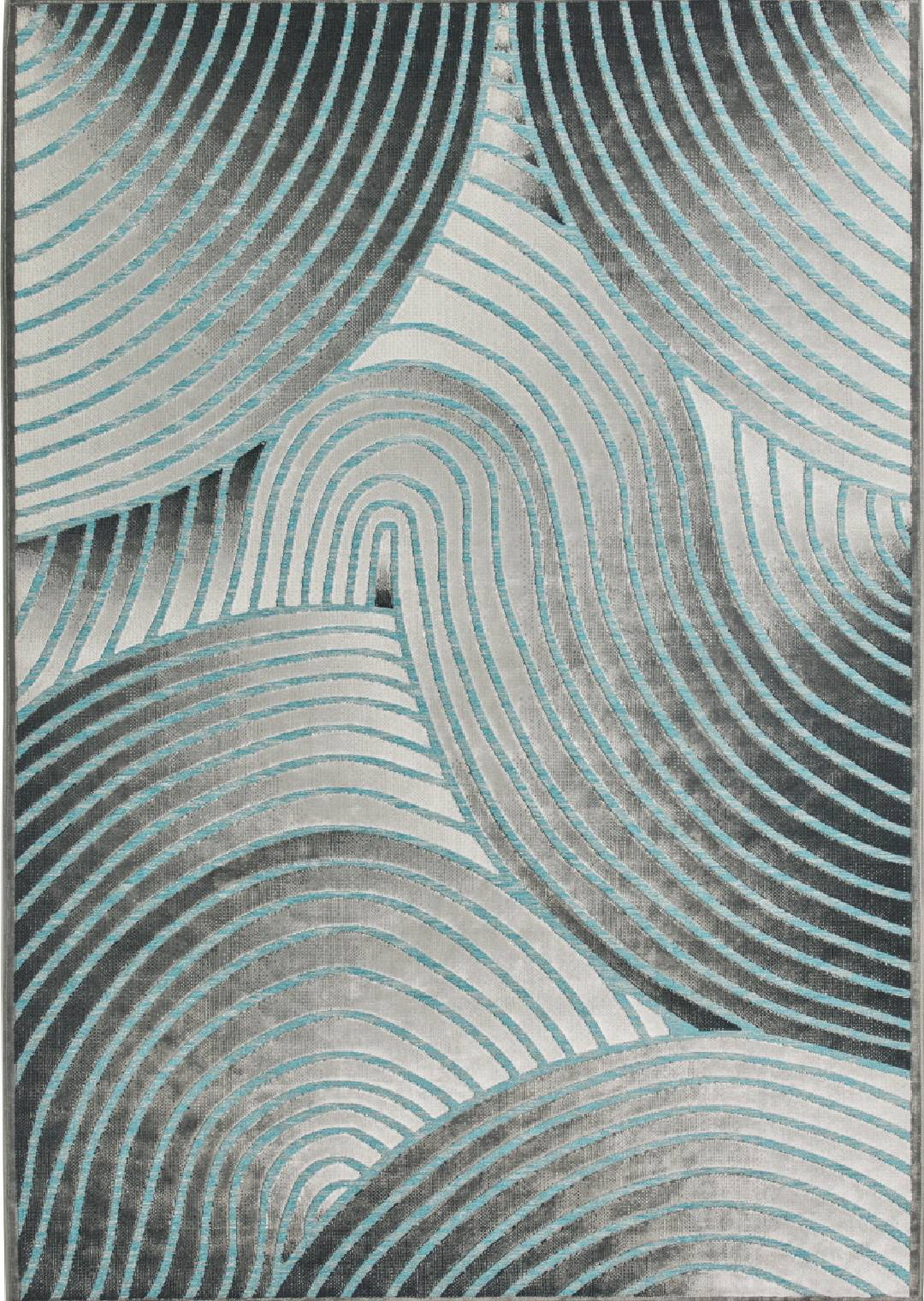 Gabrielle Aqua Rug | Size: 160 x 235 cm