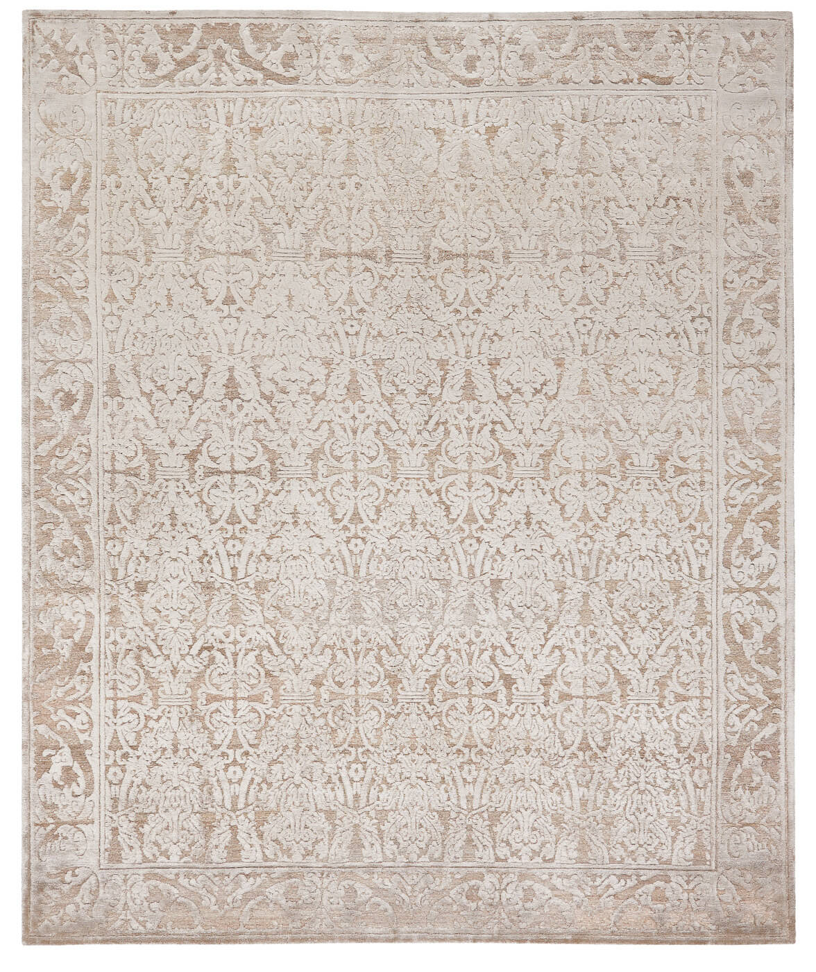 Grey Luxury Hand-woven Rug Alcaraz Light | Size: 200 x 300 cm