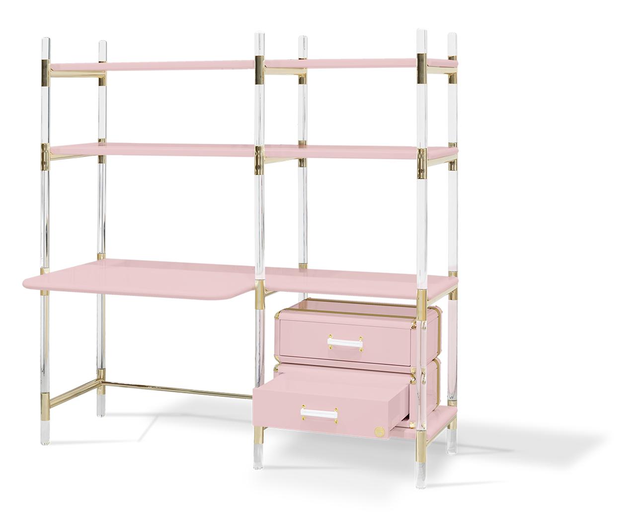 Jigsaw Puzzle Pink Kids Library Shelf
