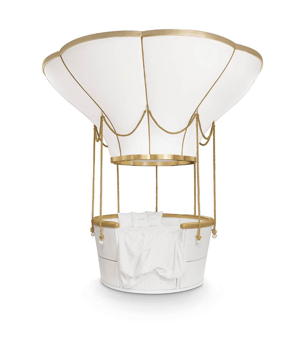 Balloon White Kids Bed