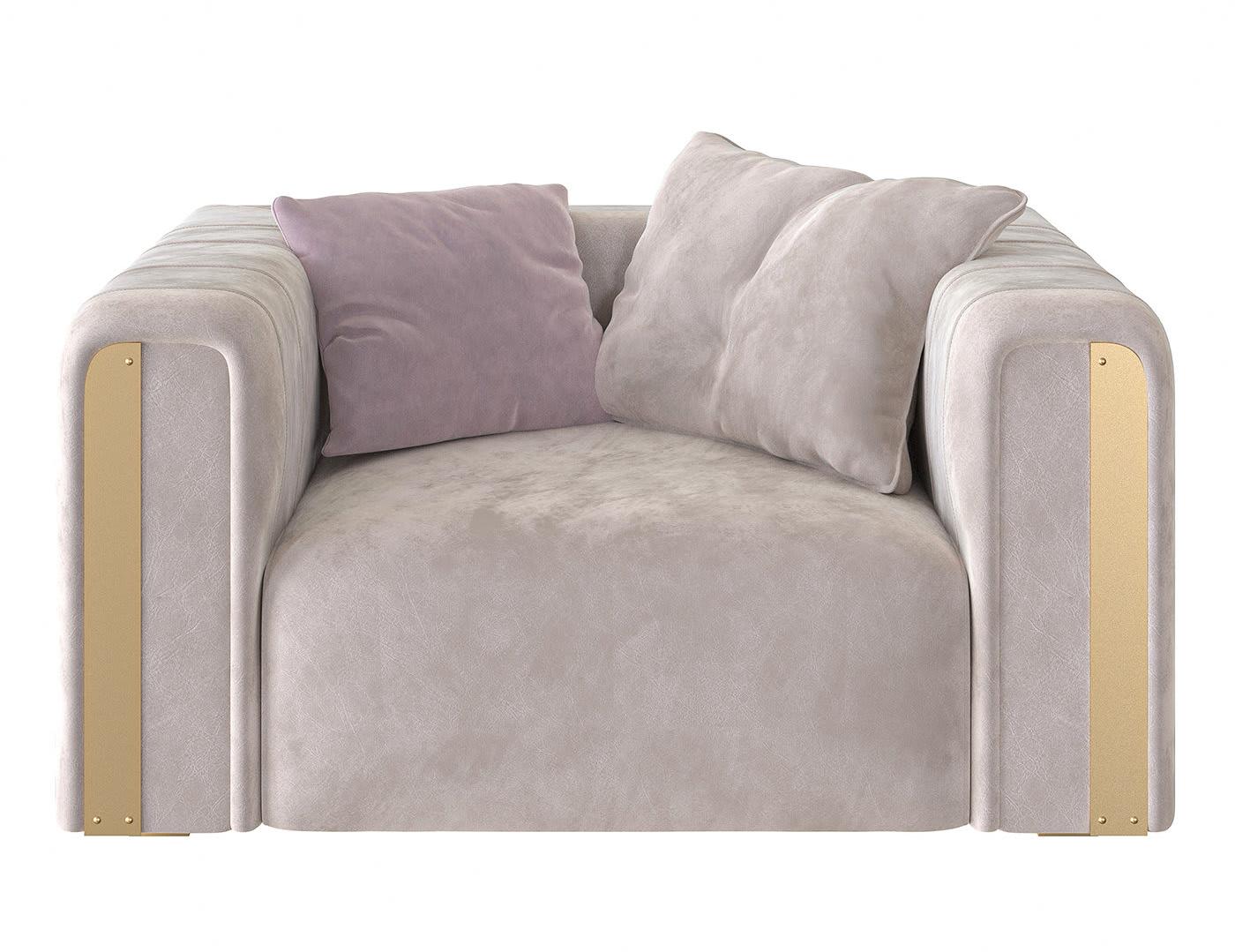 Clizia Beige Armchair