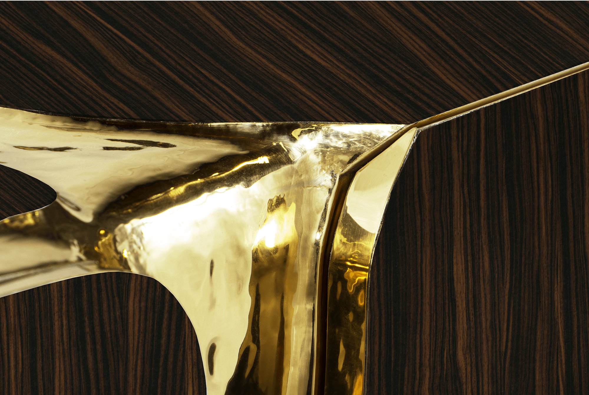Brown & Gold Luxury Sideboard