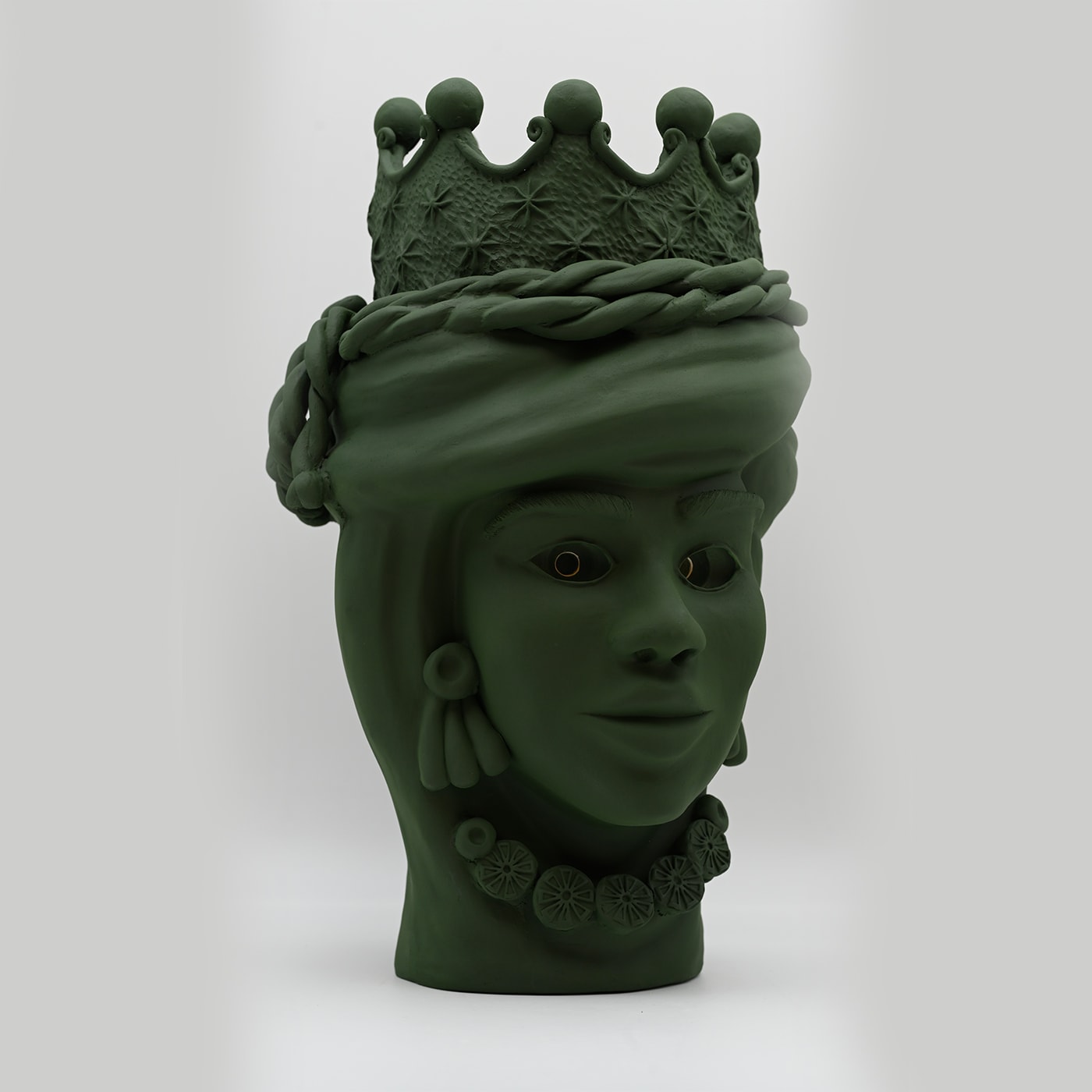 Verdant Green Artisan Sculpture