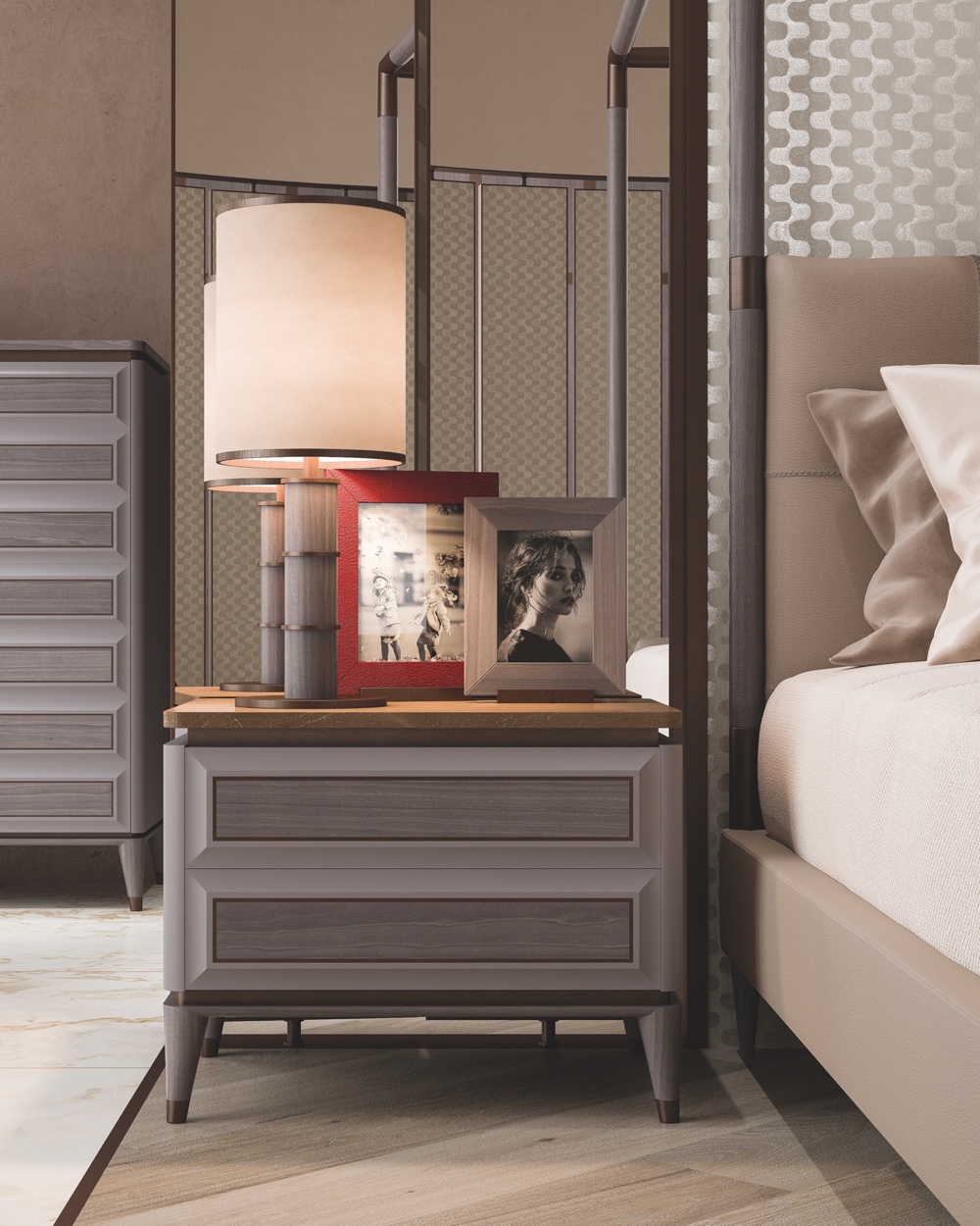 Blue Moon Serene Night Side Table
