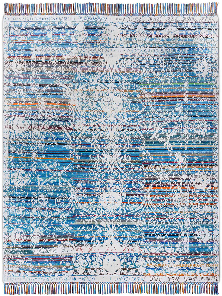 Eco Hand-Knotted Wool / Silk Rug