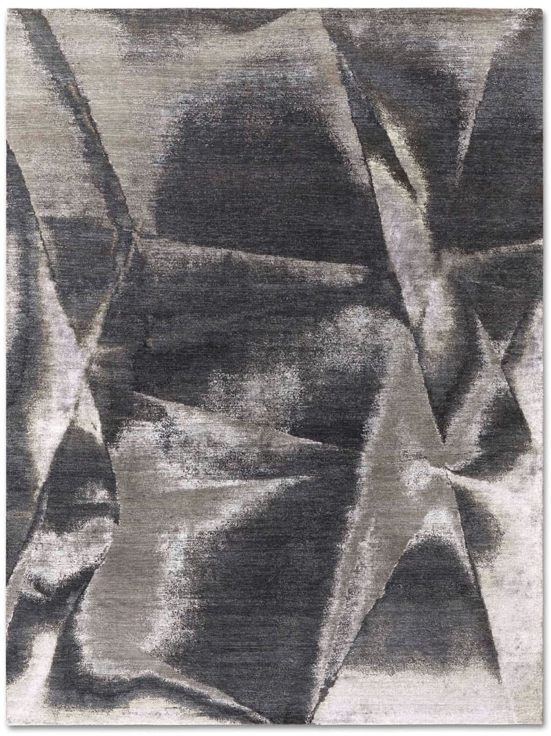 Charcoal Luxury Hand-Knotted Rug