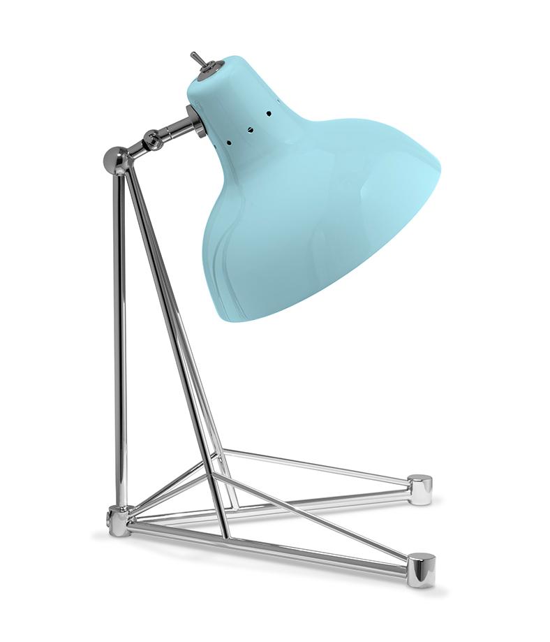 Celestia Blue Modern Desk Lamp