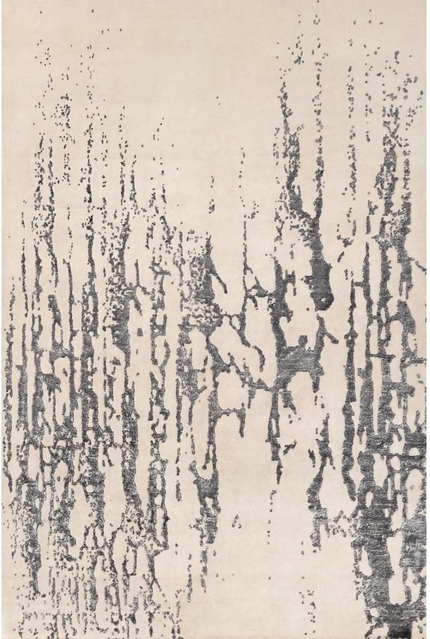 Abstract Wool / Silk Handwoven Luxury Rug | Size: 250 x 350 cm