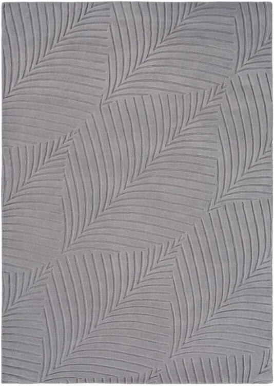 Grey Wool Hand Made Rug