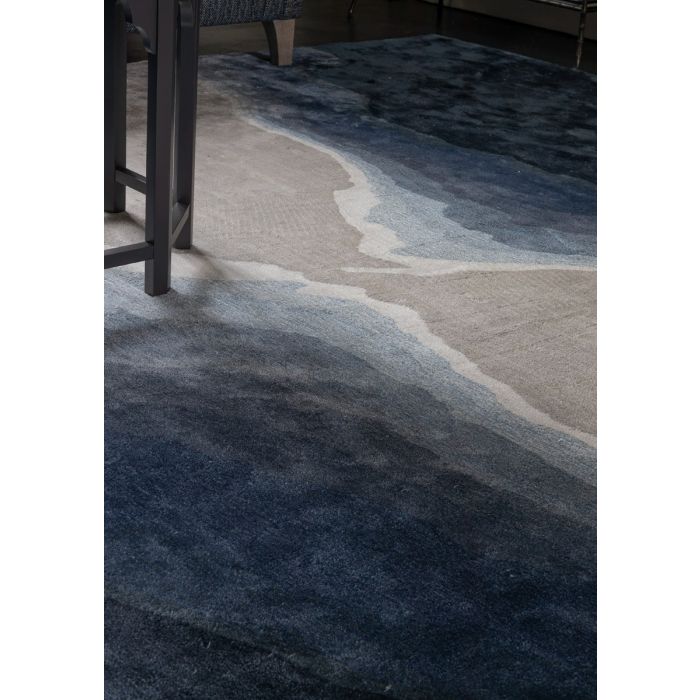Designer Indigo Luxury Rug