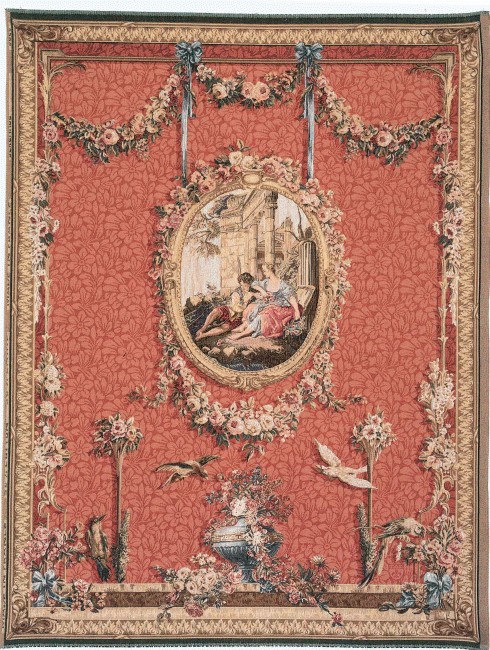 Serenade Red Woven Tapestry