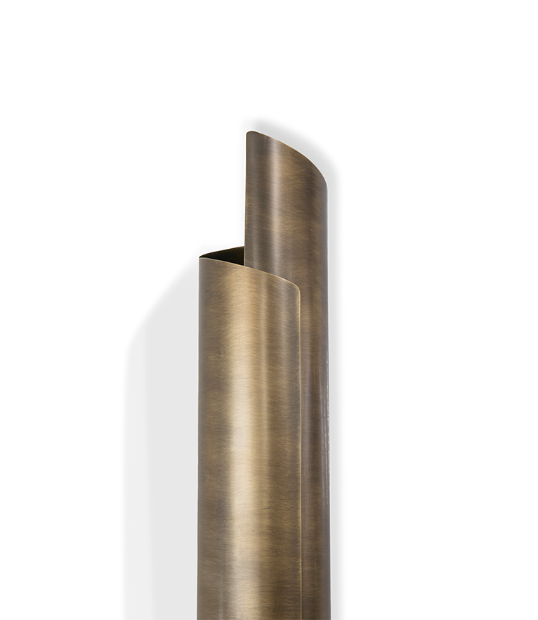 Aged Brass Grande Wall Light