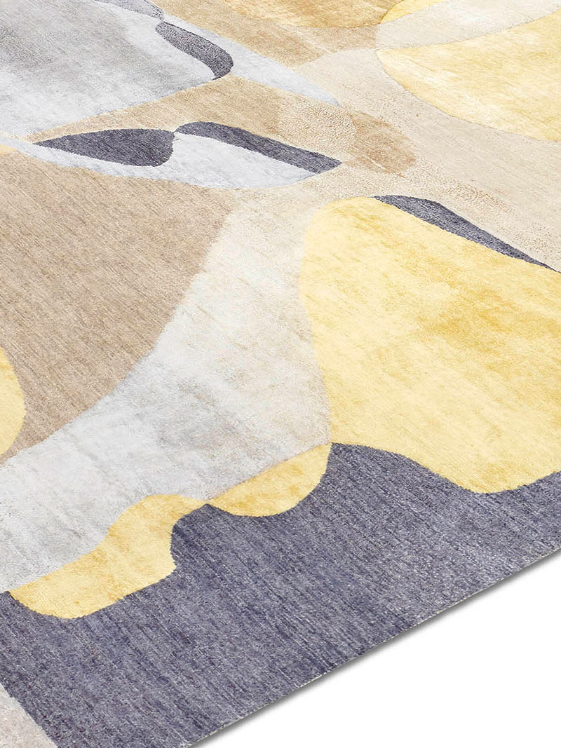 Original Hand-Knotted Silk / Wool Rug