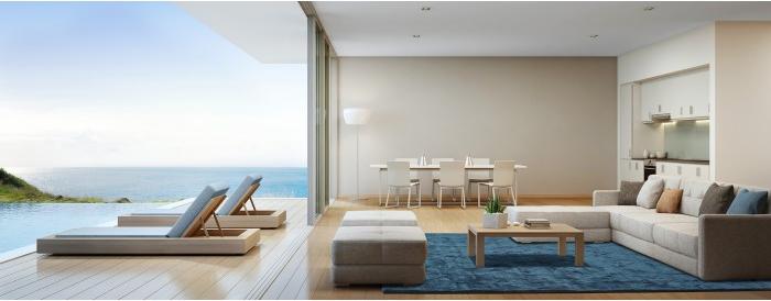Triangles Tufted Blue Rug | Size: 160 x 230 cm