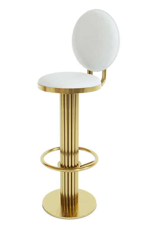 Kiera Round Bar Stool