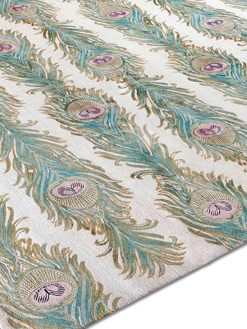 Feathers Lane Luxury Silk / Wool Rug | Size: 250 x 300 cm