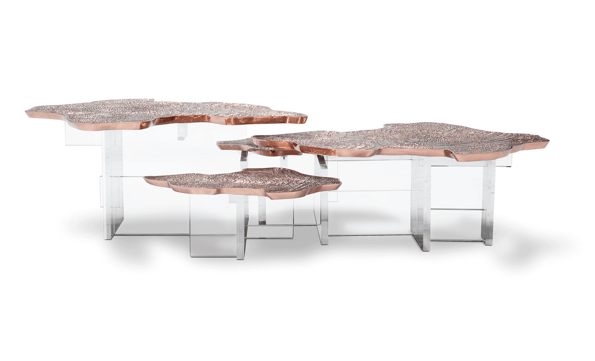 Copper Designer Coffee Table