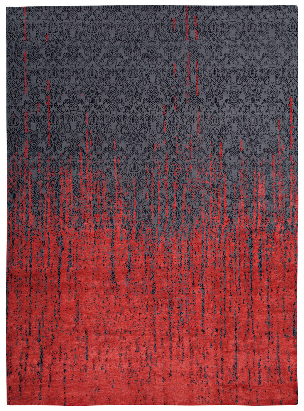 Roma Red Hand-woven Luxury Rug ☞ Size: 300 x 400 cm