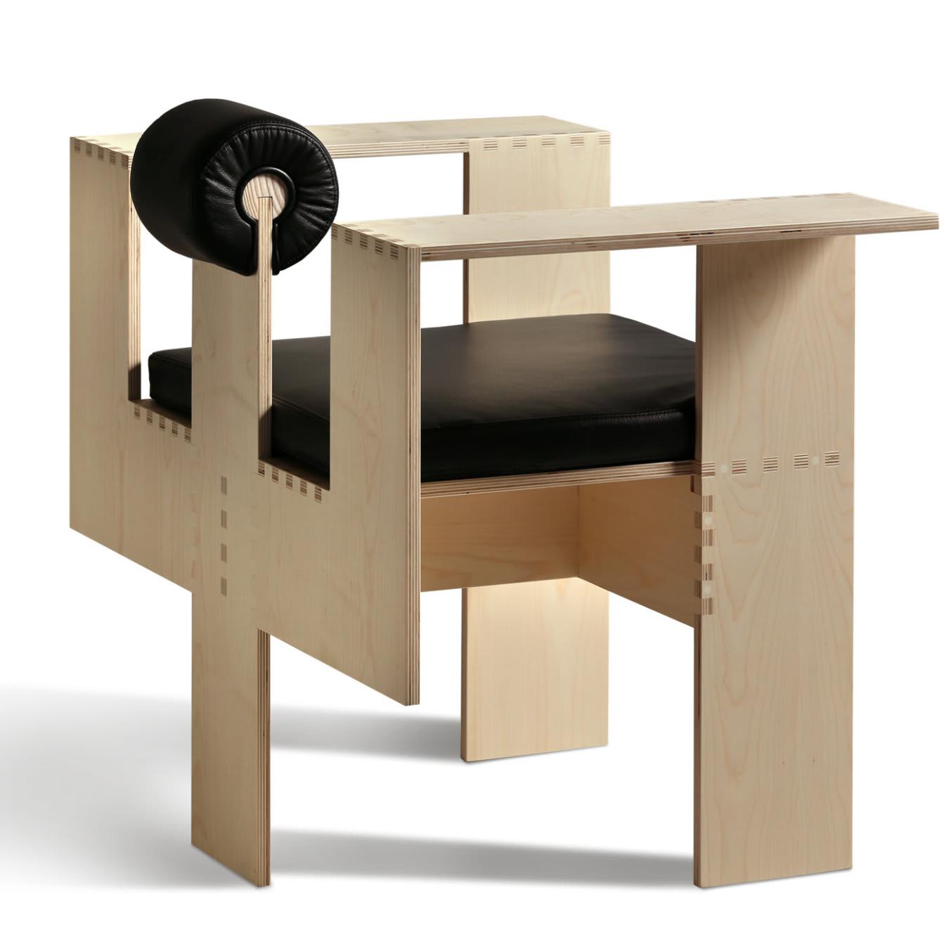 Sculptural Natural Artisan Chair