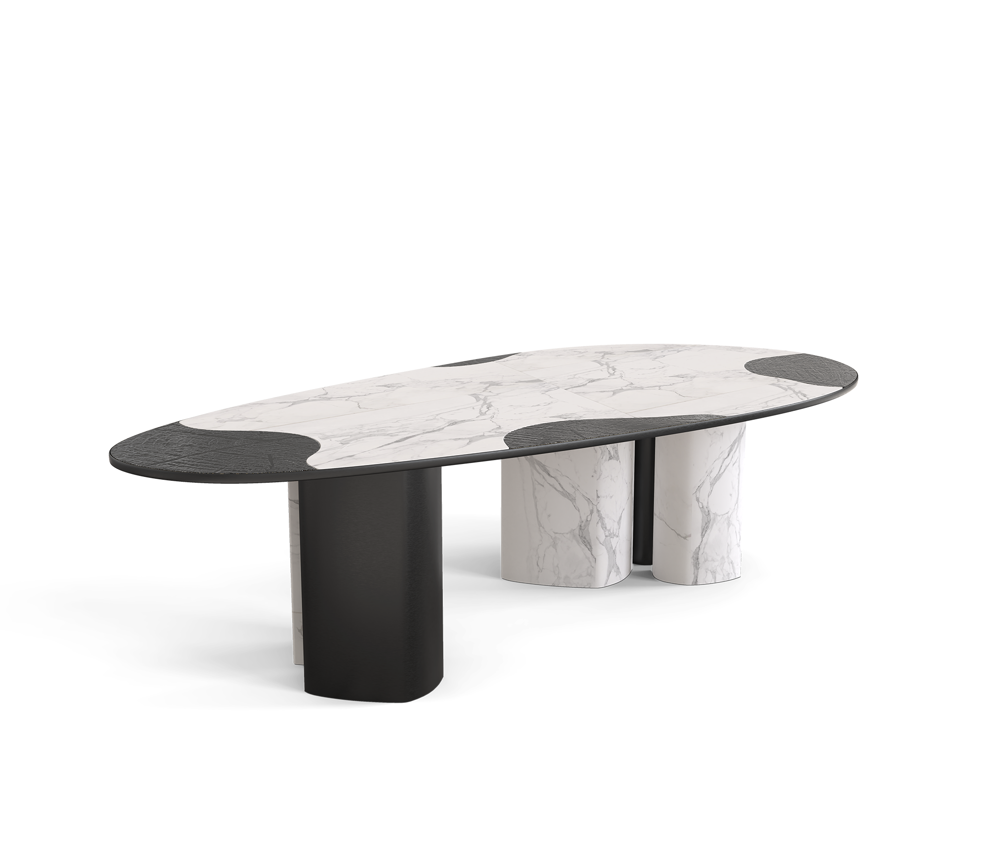 Marble & Onyx Luxe Dining Table