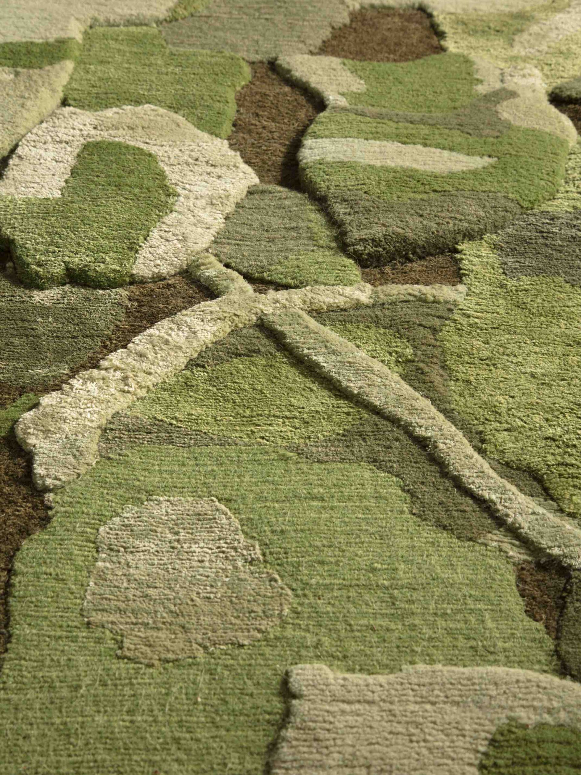 Bouquet Green Rug