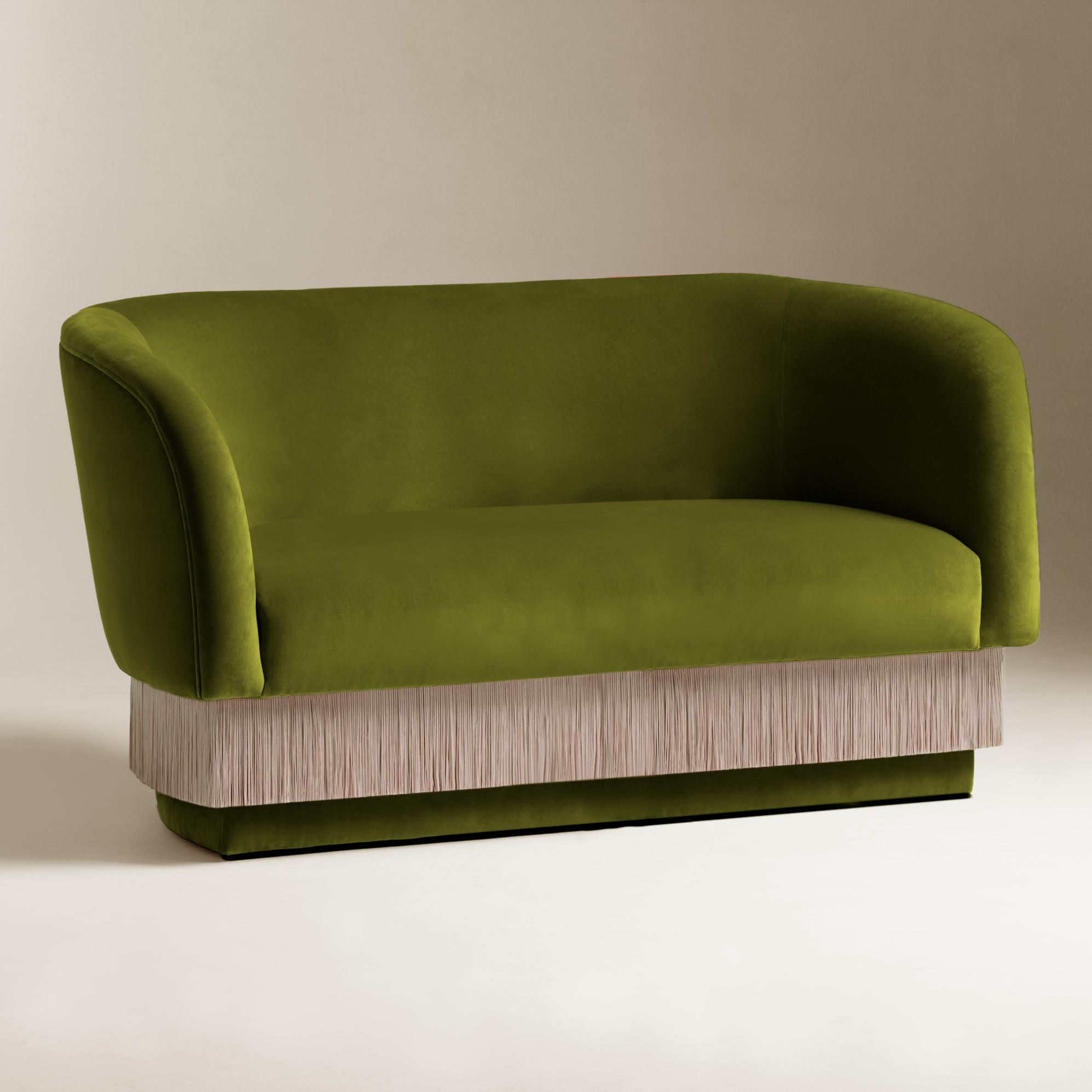 La Folie Green Sofa