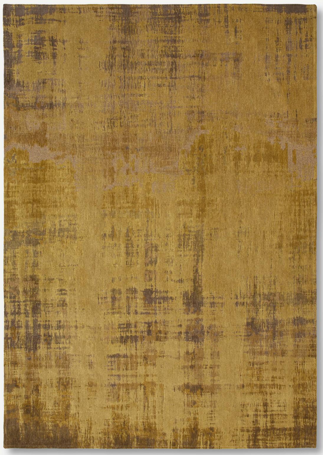 Erased Art Gold Abstract Modern Rug