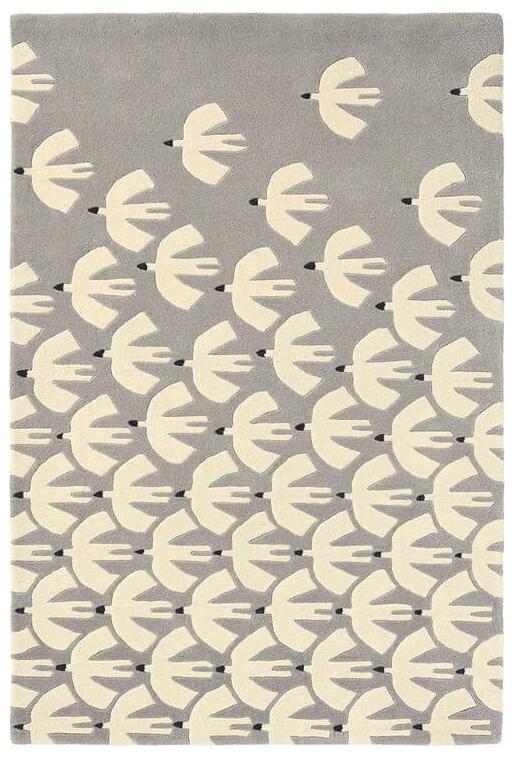 Birds Hand-Tufted Rug