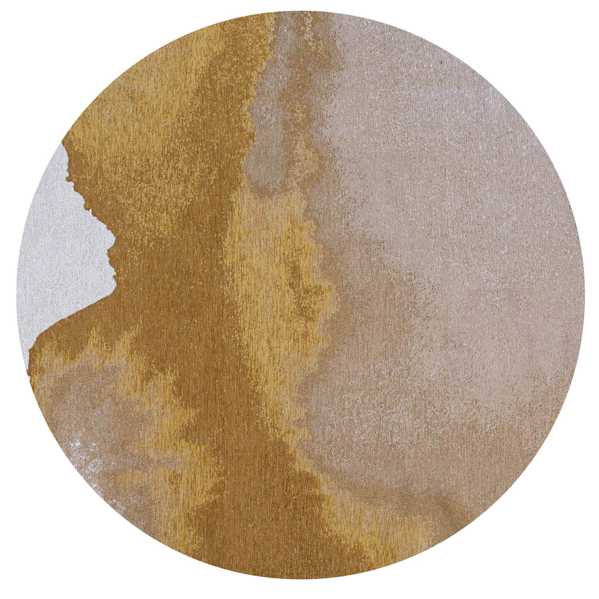 Sunset Gradient Warm-Toned Round Rug | Size: Ø 140 cm