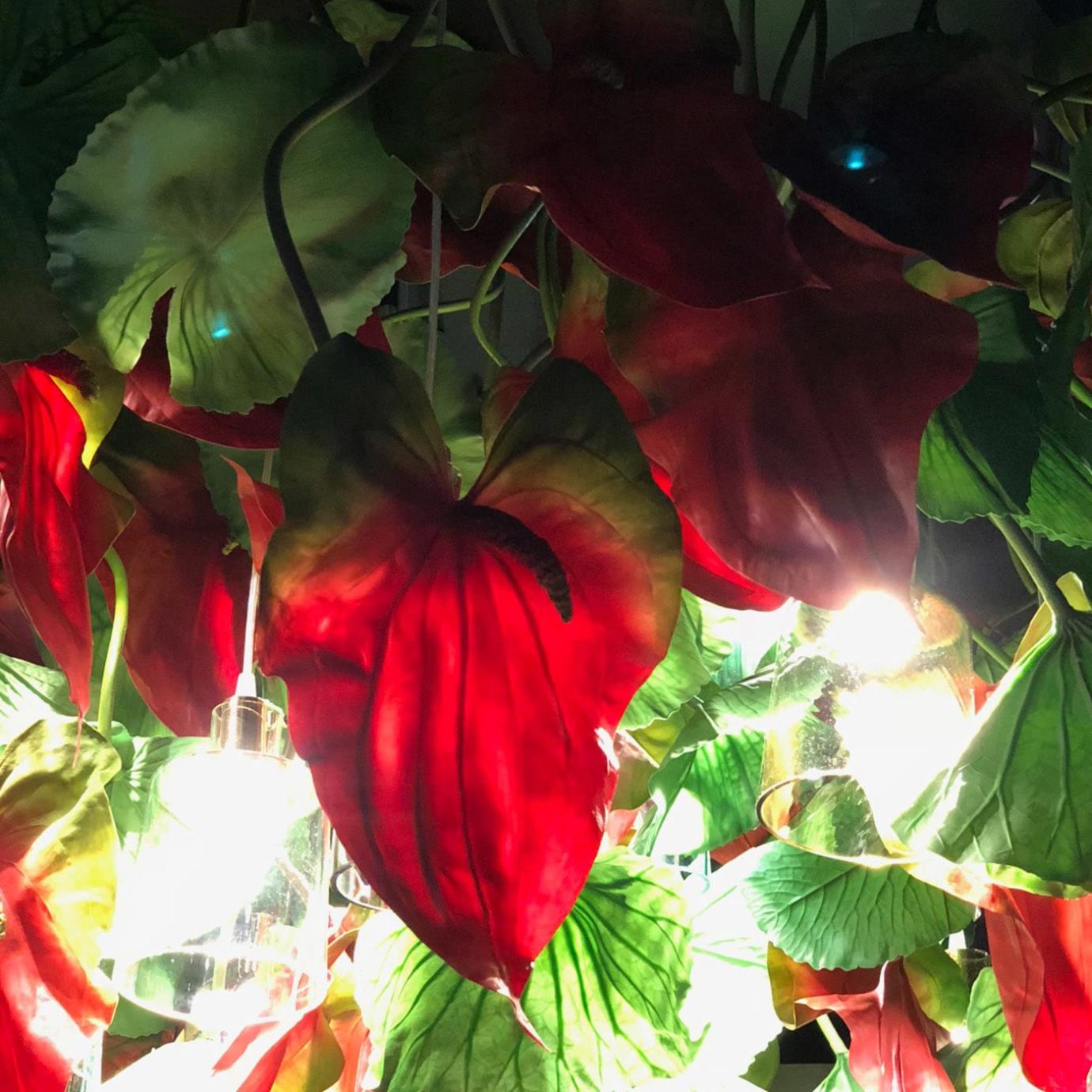 Anthurium Statement Chandelier