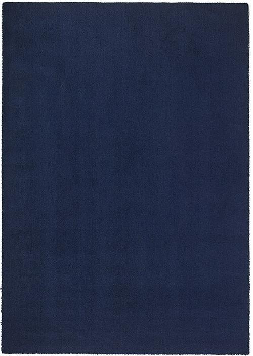 Plain Machine Washable Blue Rug