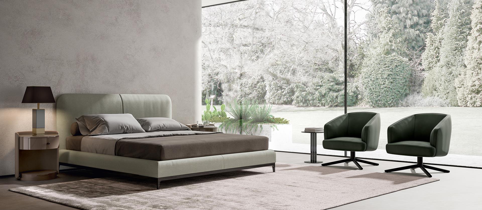 Portland Premium Bed with Headboard