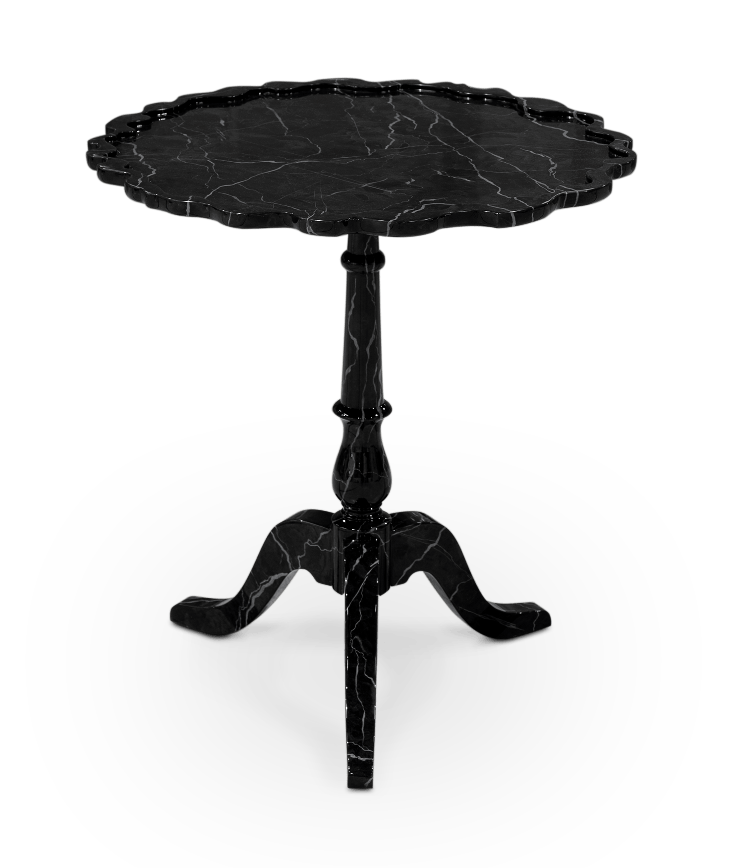 Aegis Marble Finish Designer Side Table