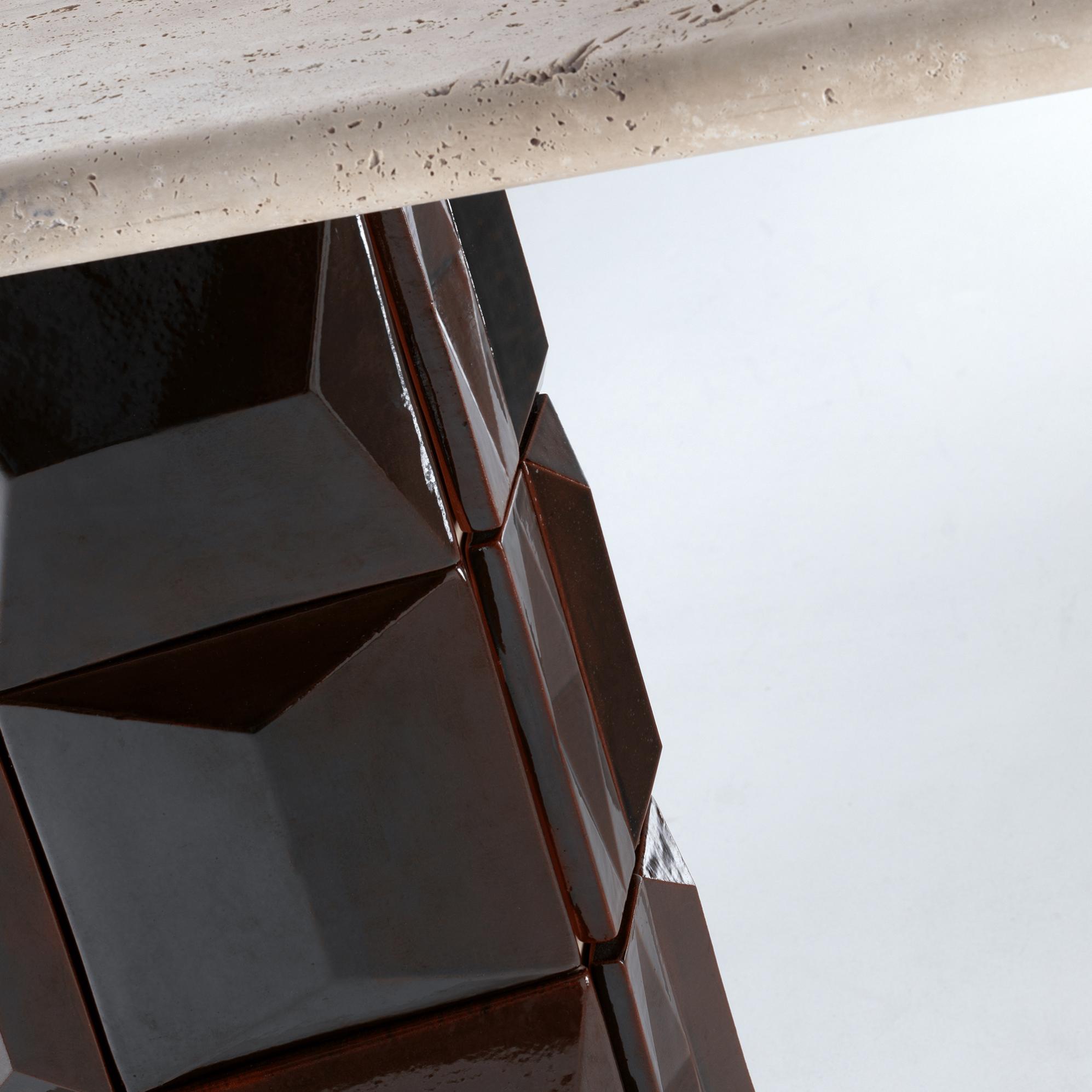 Milano Brown Artisanal Console