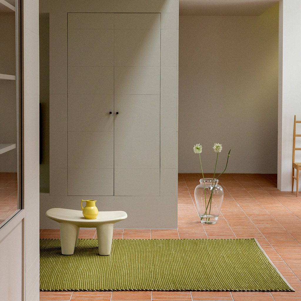 Border Sage Rug | Size: 140 x 200 cm