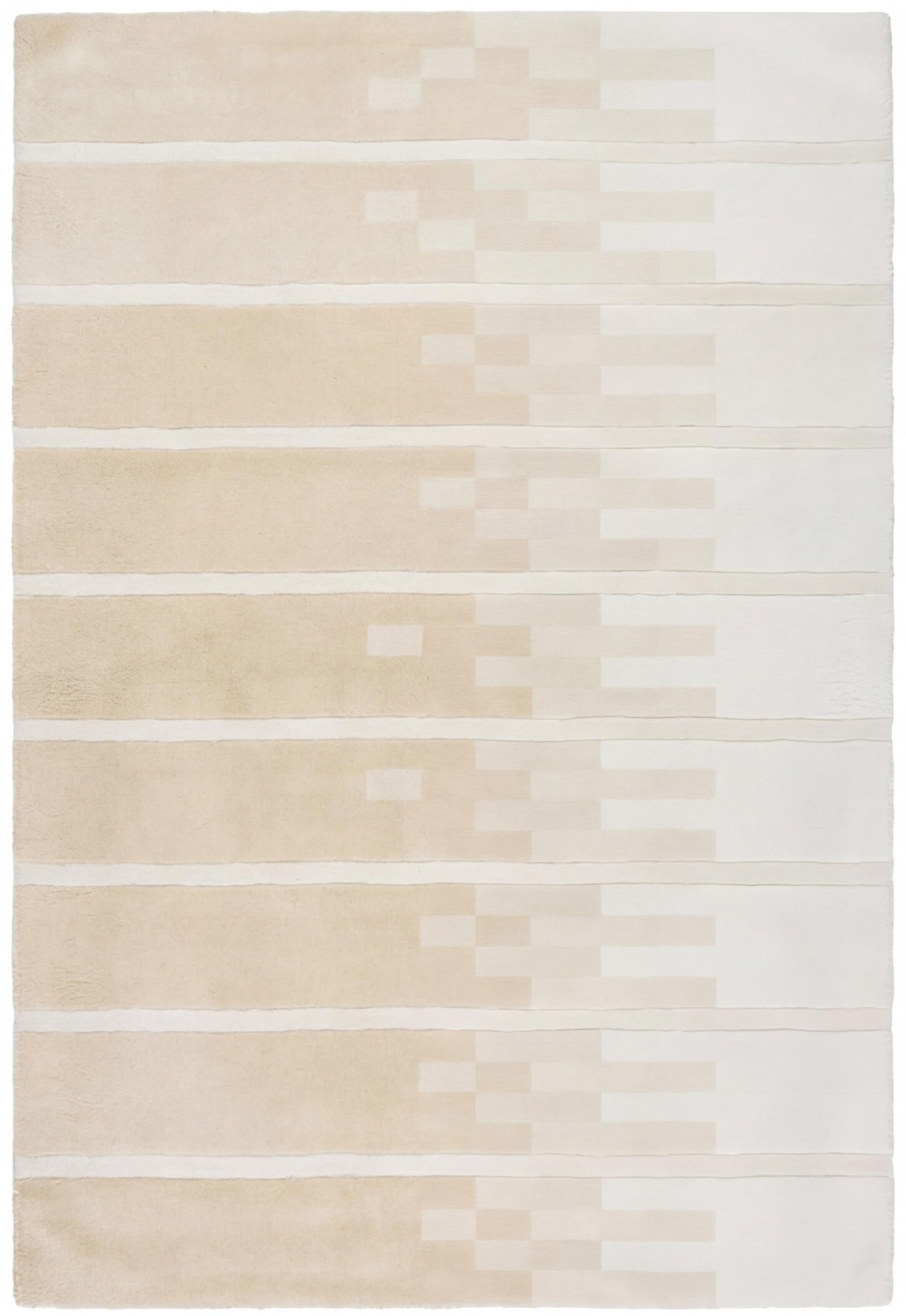 Linear Fade Ivory Artisan Rug