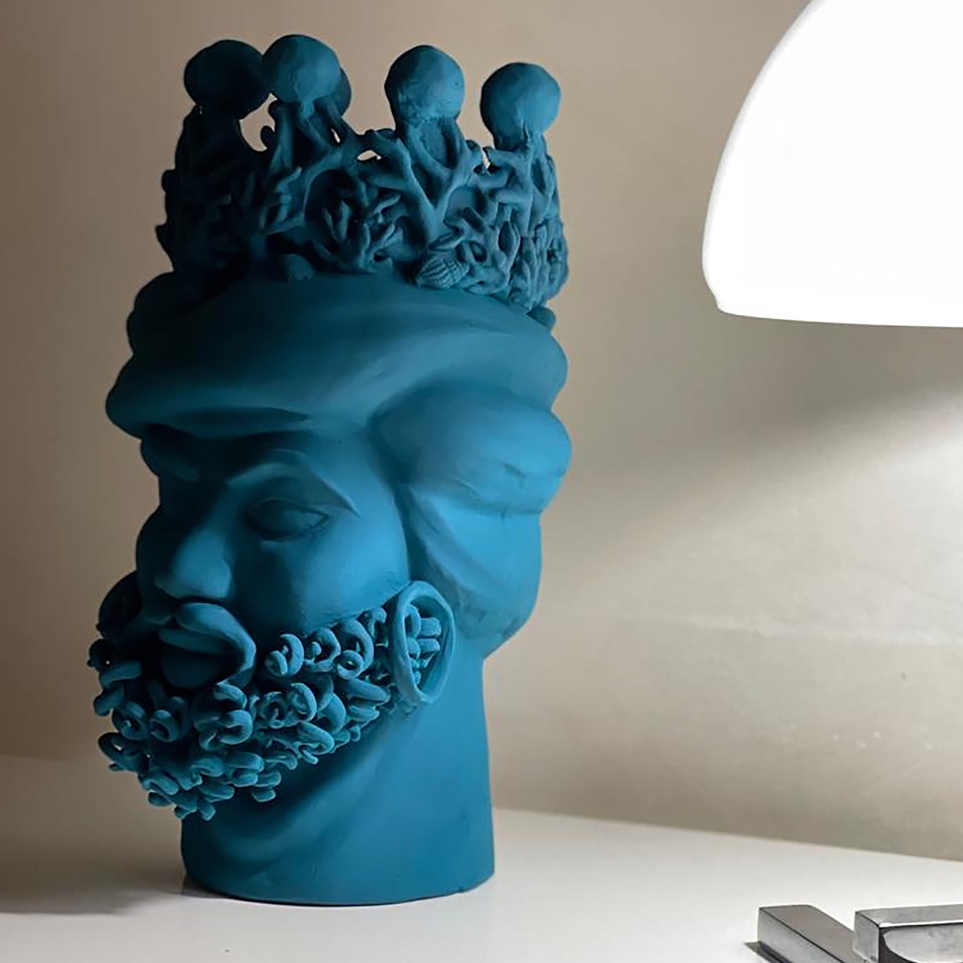 Distinctive Moor's Head Sculpture